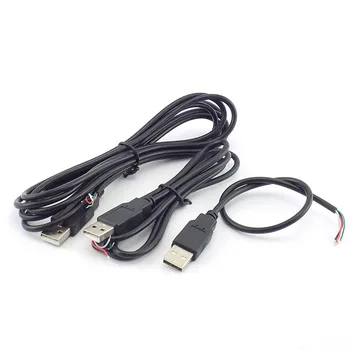 0,3/1/2 М DIY Micro USB куплунга, а 4-пинов Кабел за предаване на данни, удължителен кабел, захранващ адаптер за USB-вентиляторных устройства L19