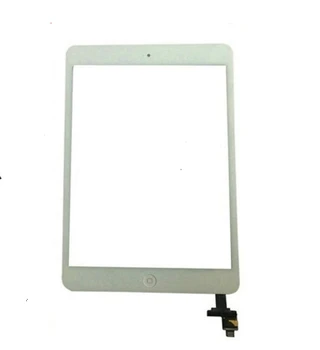 10 бр. За iPad Mini 1/2 Mini 3 Дигитайзер с докосване на екрана в събирането на бутона Home и гъвкав кабел Home + IC гнездо