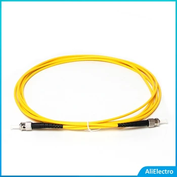 10 бр./лот, оптичен пач кабел ST/UPC-ST/UPC, симплексный Диаметър 3 мм, дължина однорежимного на кабела 1 M, 2 M, 3 m
