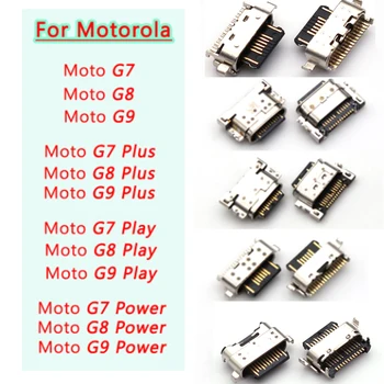 10 бр. Тип C USB кабел за зареждане Порт за Зарядно устройство Конектор За Motorola Moto G7 G8 G9 Plus Power Play