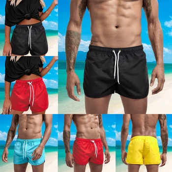 2023 Летни плажни къси панталони, Цветни Морски спортни къси панталони, Мъжки бански, Бански, Секси Къси панталони S-3XL