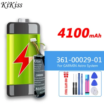4100 mah Батерия KiKiss 361-00029-01 3610002901 За GARMIN Astro System DC20 DC30 DC40 Цифрови Батерии