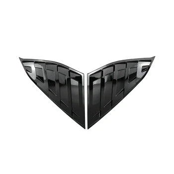 Cover капаци на Четвърт Вентилационни Отвори Задния Страничен Прозорец на Колата за Honda Accord 2018-2022 Лъскаво Черен