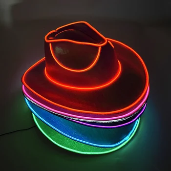El тел светещи шапки за мъже, жени, деца, за партита светещи сцената на Джаз шапка сияйна шапка Джаз шапка шапки за Glow партия доставка 