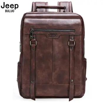 Jeep Buluo модерен мъжки чанти за компютри, студентски училищна чанта сверхбольшой капацитет, мъжка чанта за почивка, пътуване, бизнес прост