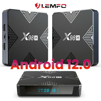 LEMFO X98H tv box Android 2023 Allwinner H618 Четириядрен Android 12 Smart TV BOX BT5.0 Wifi 2,4 G 5G 4K мултимедиен плейър телеприставка