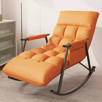 Nordic King Chair за всекидневната, сгъваеми столове, с акцент под формата на крило, Мека чанта, Удобна минималистичная мебели Cadeiras De Sala De Estar