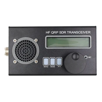 USDX USDR HF QRP СПТ Радиоприемник SSB / Радиоприемник 8-лентов DSP SDR + Микрофон + Батерия с капацитет 6000 mah + Зарядно устройство-Штепсельная вилица ЕС