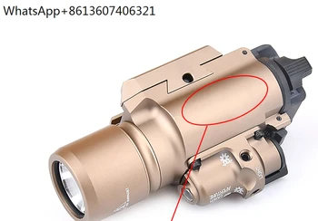X400 X400U Червено-зелен лазер фенер Еърсофт Outdoor Hunting Illumination AccessorySurefir Скаут Light