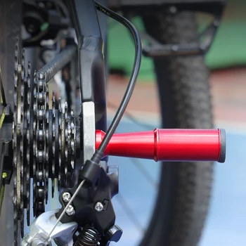 Велосипедна ступица LEBYCLE, Быстроразъемная ос, олекотени притежателя на фенер на предното колело, удлинительная трансформационная рамка за велосипед с планински скъп