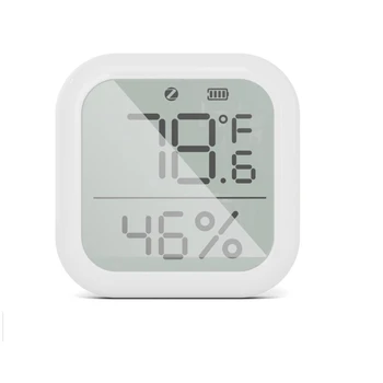 За Sasha Zigbee Интелигентен сензор за температура и влажност на въздуха, цифров датчик за температура и влажност на въздуха с дистанционно управление