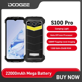 Здрав телефон Doogee-S100 Pro, 12 + GB 256 GB, 6,58 