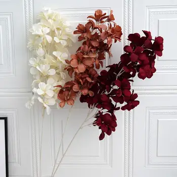 Имитация на изкуствено цвете Франжипани Подпори за Фотосесия, Сватбена декорация за дома зала