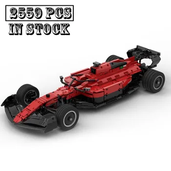Нов MOC-103846 F1-75 F1 Team Stake Мащаб 1:8 на Формула 1 Модел на Състезателен автомобил Комплект За Сглобяване на Конструктора Блок Тухли, Детски Играчки, Подаръци За Рожден Ден