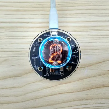 Одноламповые светещи часовници с мек лъч QS30 Nixie Clock