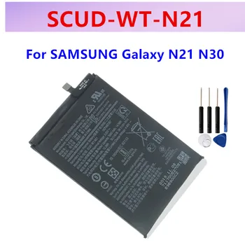 Оригинални сменяеми батерия SCUD-WT-N21 за SAMSUNG Galaxy N21 N30 Батерии за мобилни телефони 4000 mah + безплатни инструменти