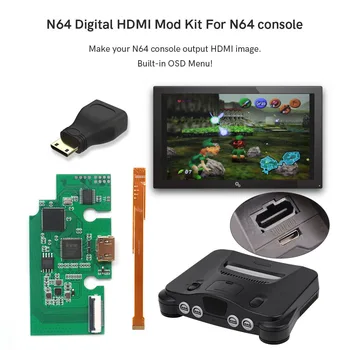 Отстъпка 30%-N64 HDMI-Съвместим министерството на отбраната, цифров HDMI-съвместим комплект за конзолата N64