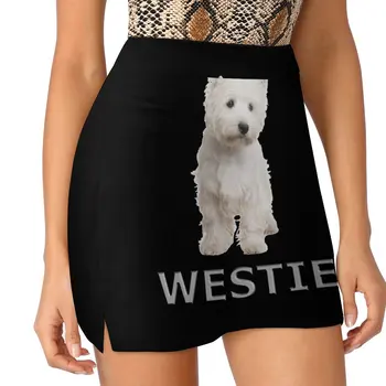 Пола панталон Westie West Highland White Terrier, светонепроницаемая дамски дрехи, корейската пола