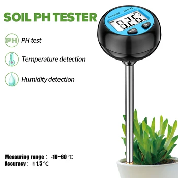 Почвата е 1 Монитор на влагата и Ph 3 Измерване на температура и Киселинност на почвата в Селското Стопанство М Градинарство В Цифров Тестер Ph Aicevoos