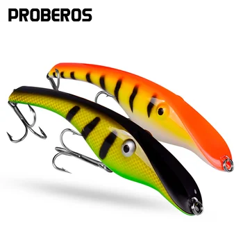 Риболовна стръв PROBEROS се Изнасят в САЩ, 3D, риболовни принадлежности, 44 г /14,5 см, риболовна стръв с кука 2/0 #, 8 цвята, големи примамки