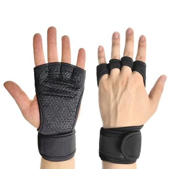 Ръкавици за тренировки по вдигане на тежести за жени, мъже, фитнес, културизъм, фитнес, дръжки за фитнес зала, защитни ръкавици за китката