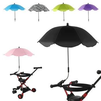 Универсален Детски чадър за детска количка с регулируема сянка, Uv-чадър за аксесоари за колички, козирка, Лаптоп, чадър