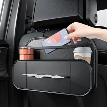 Чанта за съхранение на автомобила, чанта за съхранение на задната седалка, Универсално автомобилно творческа обстановка, богат на функции органайзер за съхранение на облегалките на автомобилни седалки